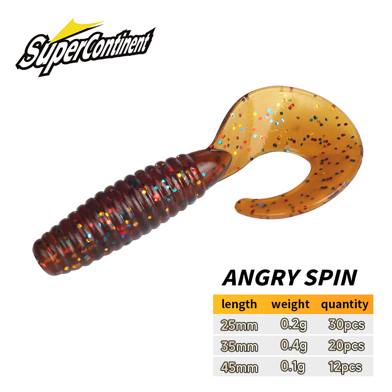Fishing Equipment Set - Süper Kıta Yumuşak Yem Angry Spin