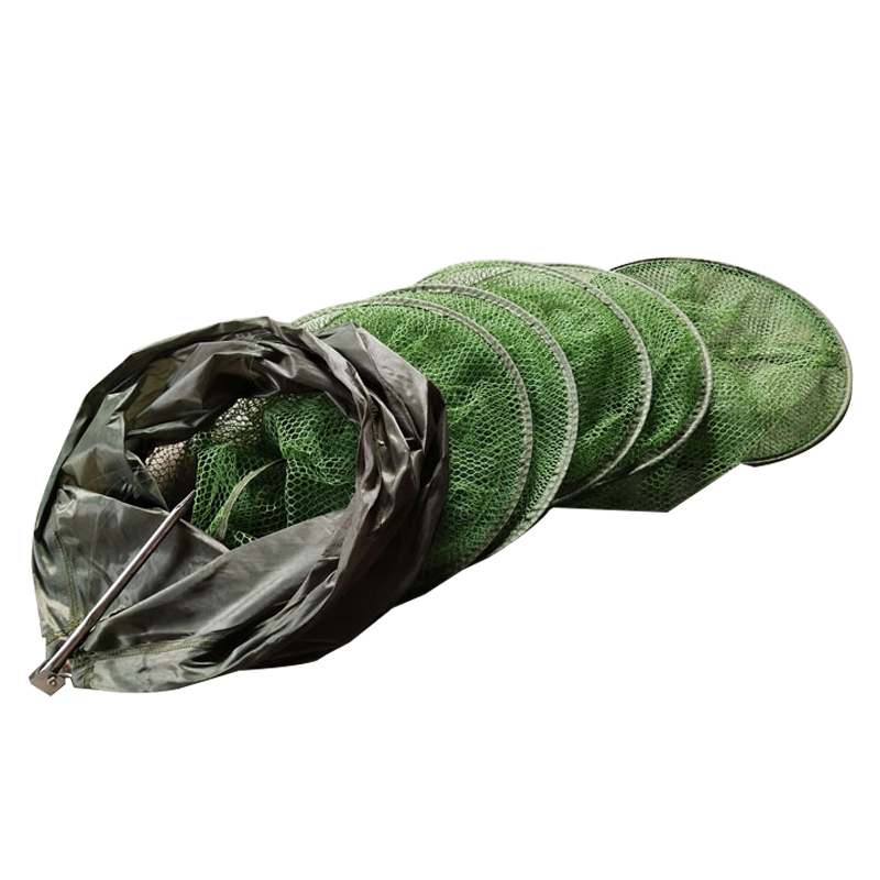 Fishing Equipment Net - Katlanır balıkçılık Net alüminyum halka kenar