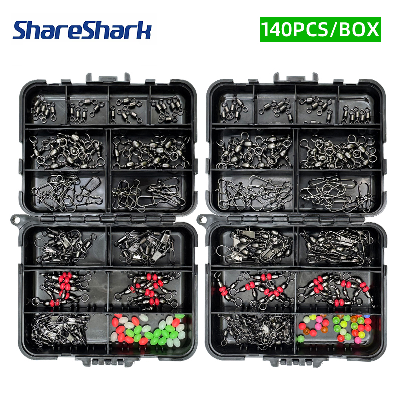 Fishing Equipment Set - ShareShark 140 Parça Olta Aksesuar Seti,