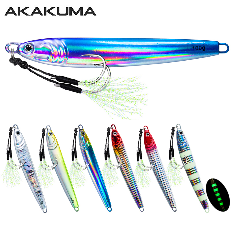 Fishing Equipment Set - 7 adet 40g 60g 80g 100g