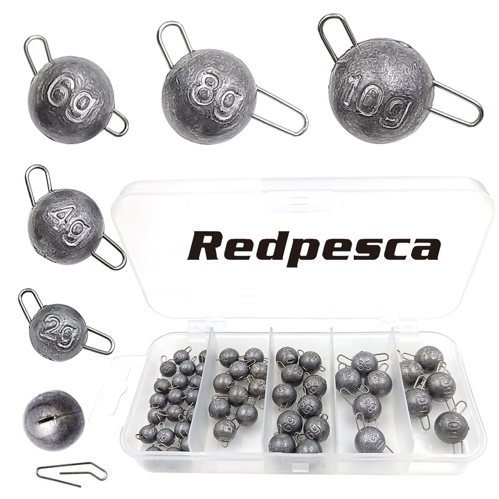 Carp Fishing Tackle - 50/40/35 Top Top Balıkçılık Ağırlıkları Platinler