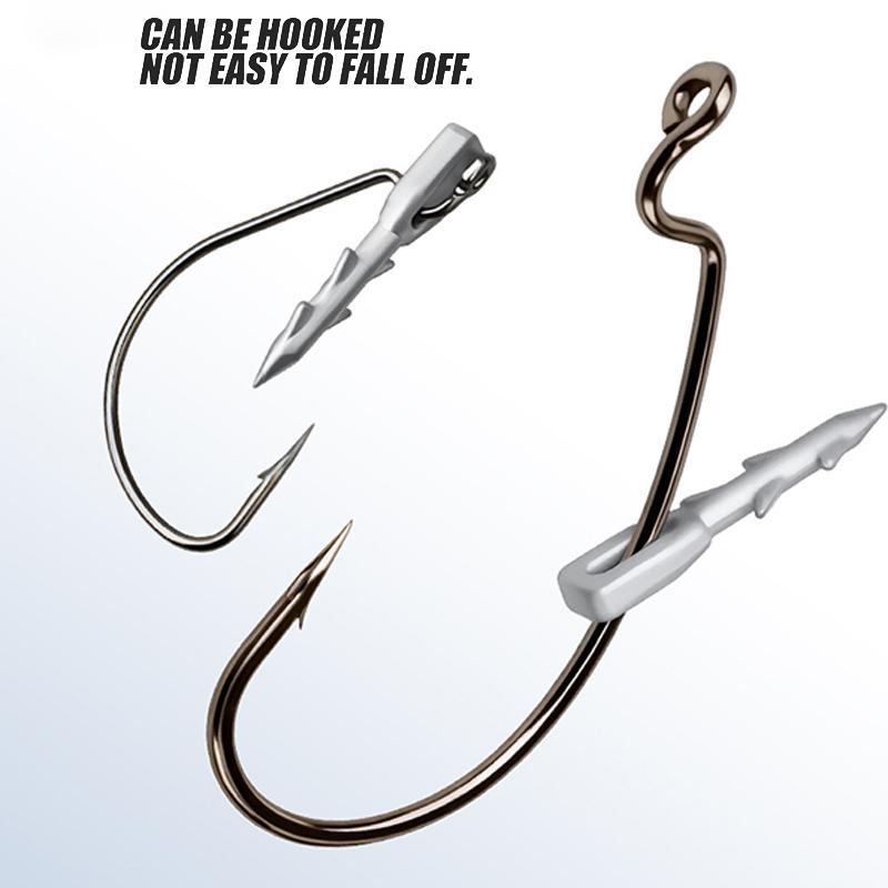 Bass Fishing Lure - 10 adet balıkçılık ağırlıkları solucan şekilli