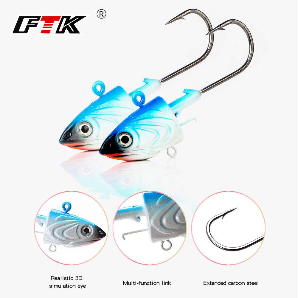 Fishing Equipment Deals - FTK 2 adet Jig kafa balıkçılık