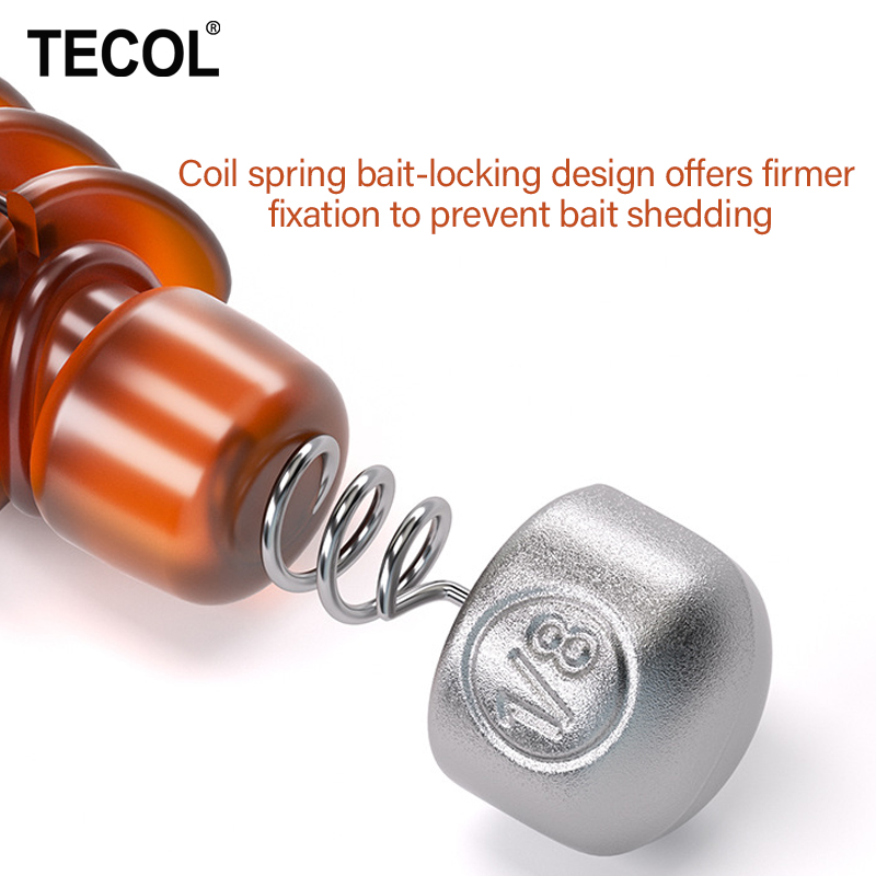 TECOL 1G 1.75G 2.7G 3.5G Spira - Bass Fishing Lure incelemesi ve fiyatı