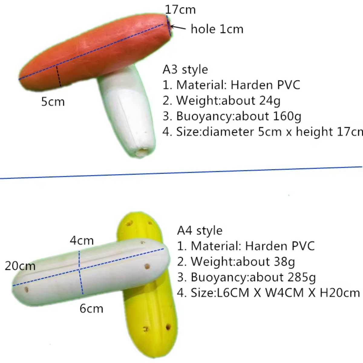 Sert PVC köpük yüzen top su ür - Fishing Equipment Net incelemesi ve fiyatı