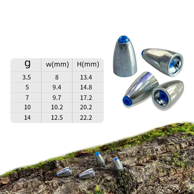 40 adet Alaşımlı Mermi Şeklind - Bass Fishing Lure incelemesi ve fiyatı