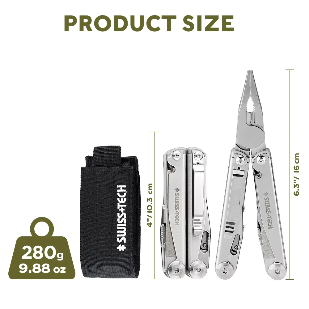 SWISS TECH 18'i 1 Arada Çok Am - Fishing Equipment Set incelemesi ve fiyatı